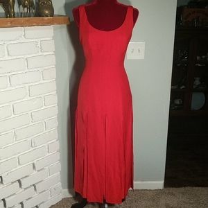 Rare HW Collections Red Slit Dress